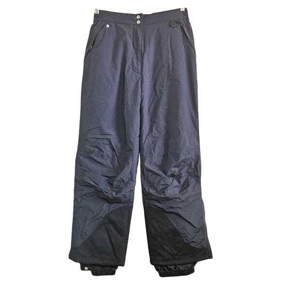 LL Bean Black Snow Winter Ski Pants Size Medium - Picture 1 of 4